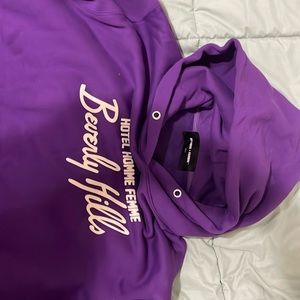 Homme + Femme Hoodie Purple